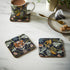 Ulster Weavers Finch & Flower Coaster 4pcs Set Navy 11x11x1cm