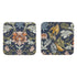 Ulster Weavers Finch & Flower Coaster 4pcs Set Navy 11x11x1cm Placemats & Coasters The Cooks Kitchen 