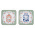 Ulster Weavers Tea Tins Coaster 4pcs Set Multi-coloured 11x11x1cm Placemats & Coasters The Cooks Kitchen 