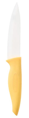 Svna Ceramic Prep Knife & Sheath Yellow