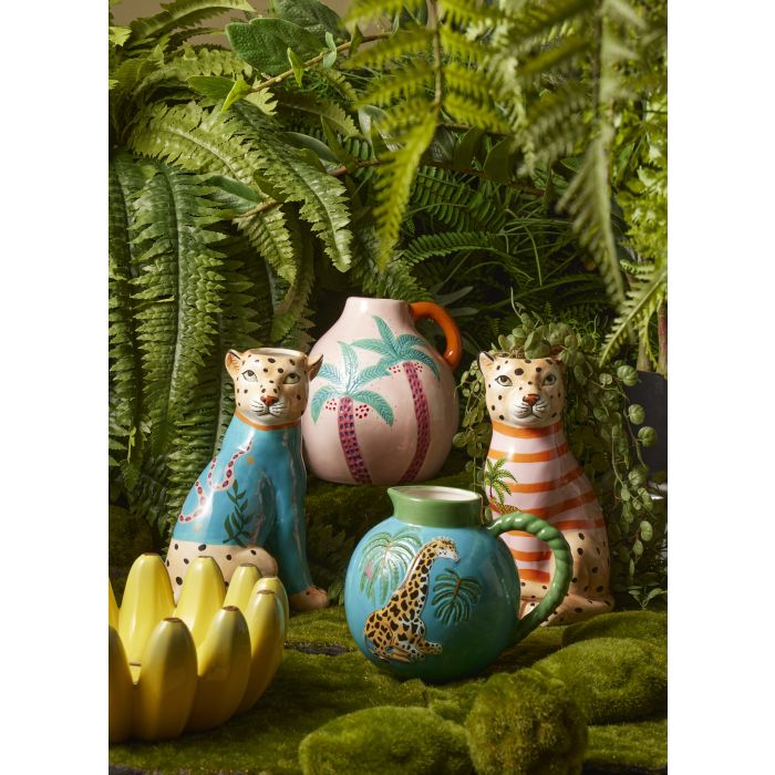 Emporium Fuller Green Giraffe Vase Multi-coloured 18x14.5x15cm