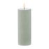 Amalfi Hughe Led Flickering Pillar Candle Rustic Green 7.5x7.5x20cm Room Diffusers & Candles The Cooks Kitchen 