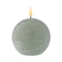 Amalfi Hughe Led Flickering Spherical Candle Rustic Green 10x10x9cm