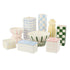 Emporium Lulu Collection Grid Vase Square Blue 11.8x11.8x25.5cm