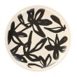 Leaf & Bean Freya Mug & Side Plate 12x9x10cm/21.5x4.5x3cm - Oat & Black