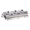 Davis & Waddell 3 In 1 Bain Marie & Warming Tray Stainless Steel 66x36x17cm