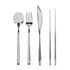 Davis & Waddell Saltara Stainless Steel Picnic Cutlery With Case 4pcs Set Stainless Steel 24.5x5.5x2.7cm Cutlery Sets The Cooks Kitchen 