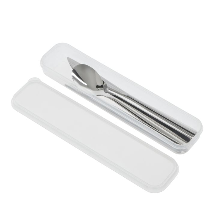 Davis & Waddell Saltara Stainless Steel Picnic Cutlery With Case 4pcs Set Stainless Steel 24.5x5.5x2.7cm
