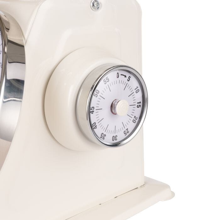 Davis & Waddell Newbury Mechanical Timer And Scale 2pcs Set Cream 21.5x14.9x20.8cm/7.3x7.3x3cm Scales The Cooks Kitchen 