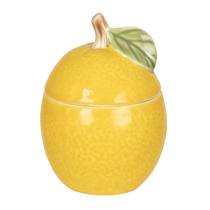 Emporium Limoncello Canister Yellow & Green 8.8x8.8x12.5cm Kitchen Cupboard Storage The Cooks Kitchen 