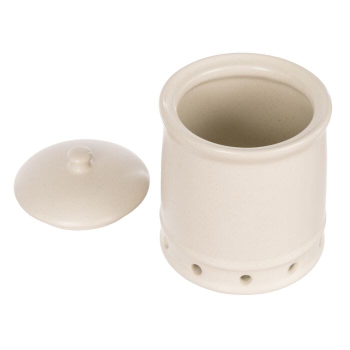 Davis & Waddell Darley Garlic Cellar Cream 10x10x13.5cm Garlic Storage The Cooks Kitchen 