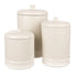Davis & Waddell Darley Canister 3pcs Set Cream 800ml/1.1l/2.1l Matching Storage Sets The Cooks Kitchen 