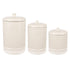 Davis & Waddell Darley Canister 3pcs Set Cream 800ml/1.1l/2.1l Matching Storage Sets The Cooks Kitchen 