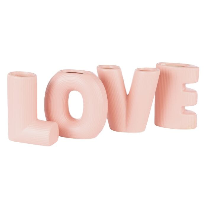 Emporium Love Vessel 4pcs Set Pink 46x5x13.5cm Vases & Planters The Cooks Kitchen 
