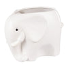 Emporium Brynlee Elephant Vase Wide White 25.4x17x18.7cm