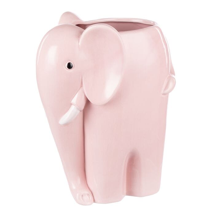 Emporium Brynlee Elephant Vase Tall Pink 21.1x14.5x26.5cm Vases & Planters The Cooks Kitchen 