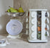 Davis & Waddell Newbury Stainless Steel Spice Rack Jar 16pcs Set