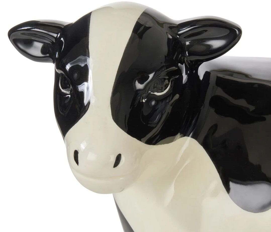 Davis & Waddell Homestead Friesian Storage Jar Black & White Biscuit Barrels & Tins The Cooks Kitchen 