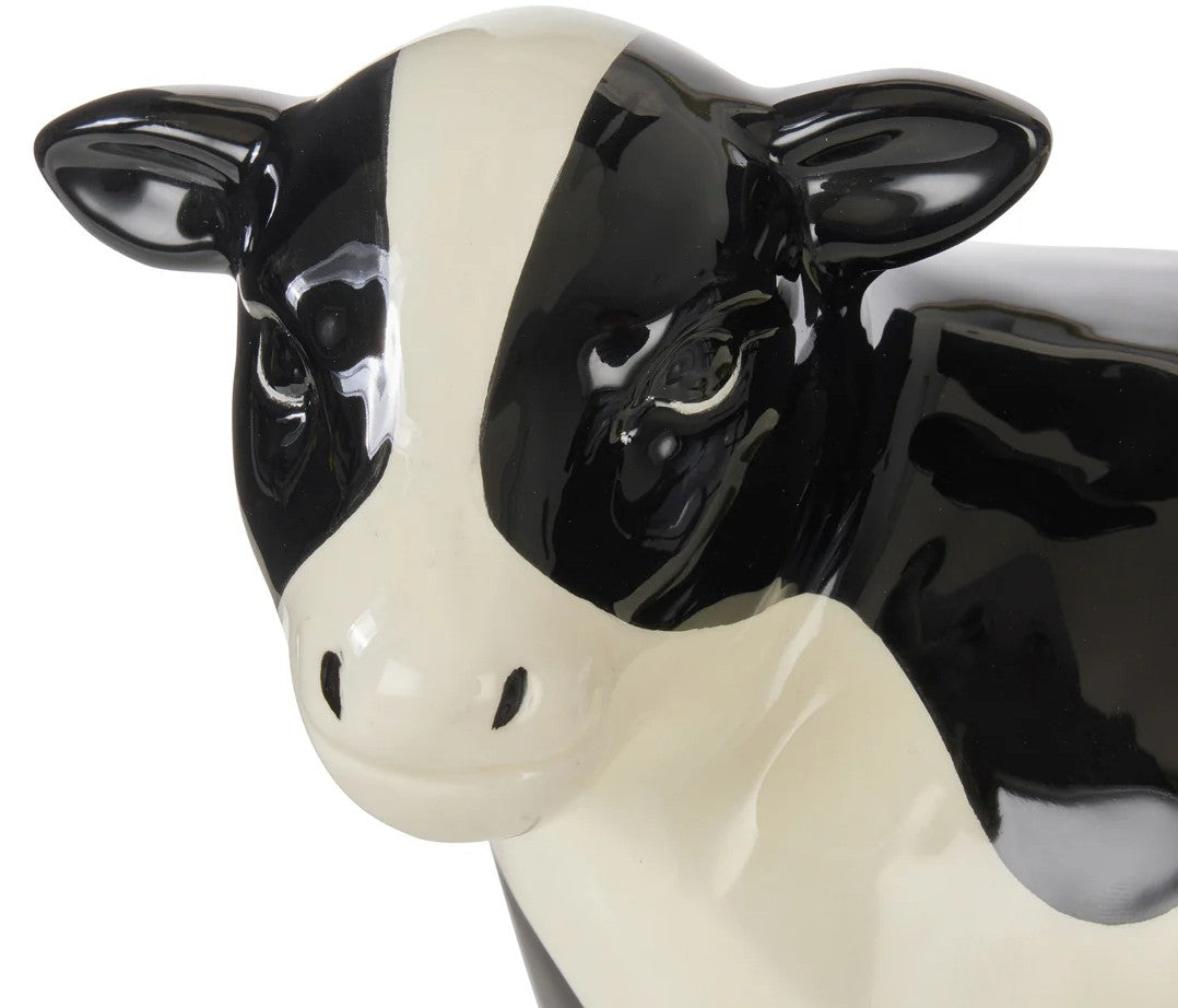 Davis & Waddell Homestead Friesian Storage Jar Black & White