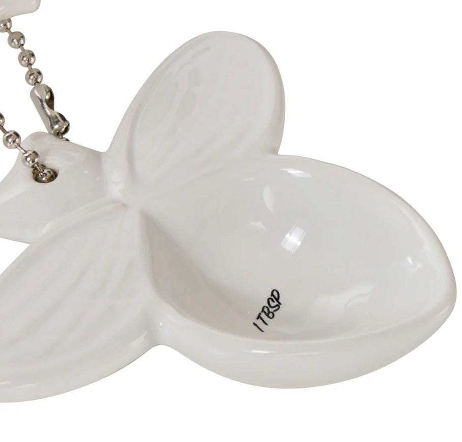 Davis & Waddell Wildflower & Hive Measuring Spoons White