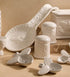Davis & Waddell Wildflower & Hive Spoon Rest White 24.5x12.3x3.3cm