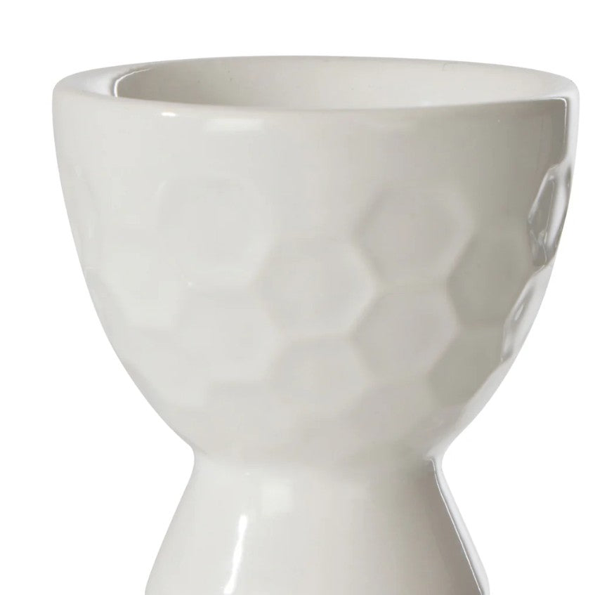 Davis & Waddell Wildflower & Hive Egg Cups 2pcs Set White