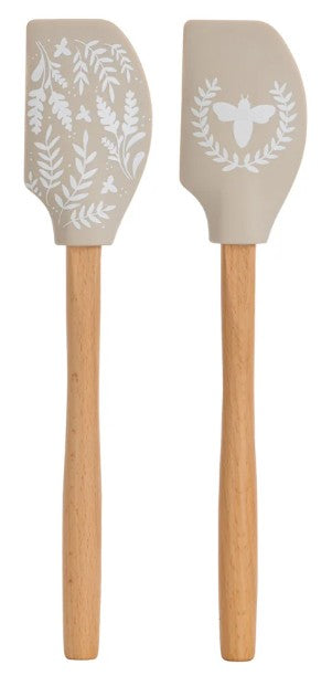 Davis & Waddell Wildflower & Hive Beechwood Spatula Natural