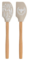 Davis & Waddell Wildflower & Hive Beechwood Spatula Natural