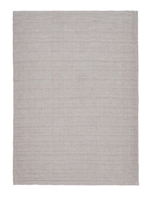 Davis & Waddell Heritage Check Cotton Tea Towel 2pcs Set - Grey