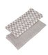 Davis & Waddell Heritage Check Cotton Tea Towel 2pcs Set - Grey