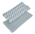 Davis & Waddell Heritage Check Cotton Teatowels 2pc Set - Blue Tea Towels The Cooks Kitchen 