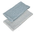 Davis & Waddell Heritage Stripe Cotton Tea Towel 2pc Set Blue