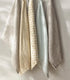 Davis & Waddell Heritage Stripe Cotton Tea Towel 2pc Set Beige