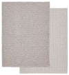 Davis & Waddell Heritage Stripe Cotton Tea Towel 2pc Set Grey