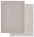 Davis & Waddell Heritage Stripe Cotton Tea Towel 2pc Set Grey Tea Towels The Cooks Kitchen 