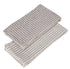 Davis & Waddell Heritage Stripe Cotton Tea Towel 2pc Set Grey