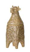 Amalfi Ari Cow Jar Green Reactive