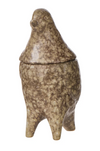 Amalfi Ari Bird Jar Brown Reactive
