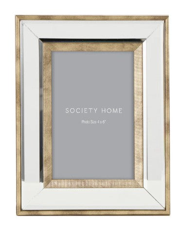 Society Home Amelia Mirror Photo Frame Gold.