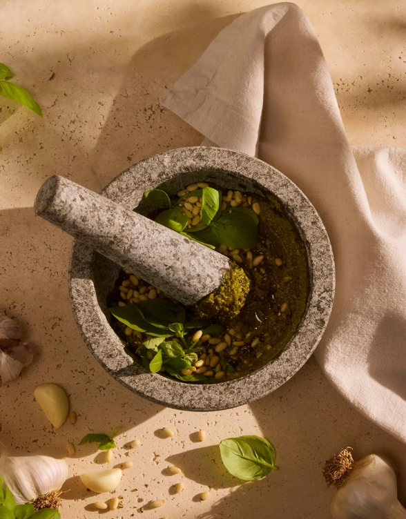 Davis & Waddell Granite Mortar & Pestle Grey