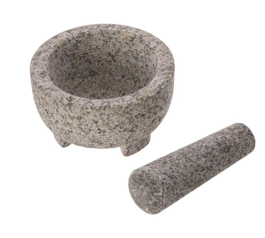  Davis & Waddell Granite Mortar & Pestle Grey 12cm