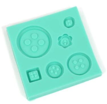 Bake Group Silicone Mould - Buttons Silicone Moulds The Cooks Kitchen 