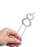 Bakegroup Large Diamante (7cm) - Number 8 Number Toppers The Cooks Kitchen Mandurah 