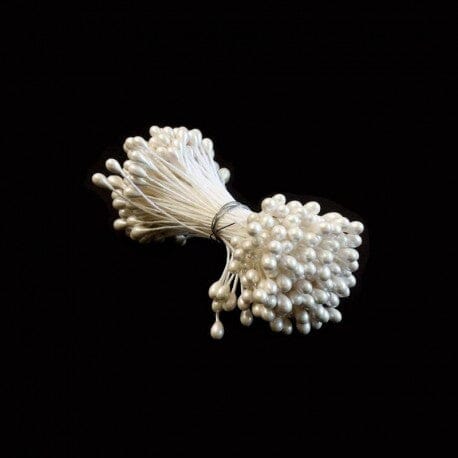 Bake Group - Stamens - White Medium Pearl Flower Making The Cooks Kitchen 