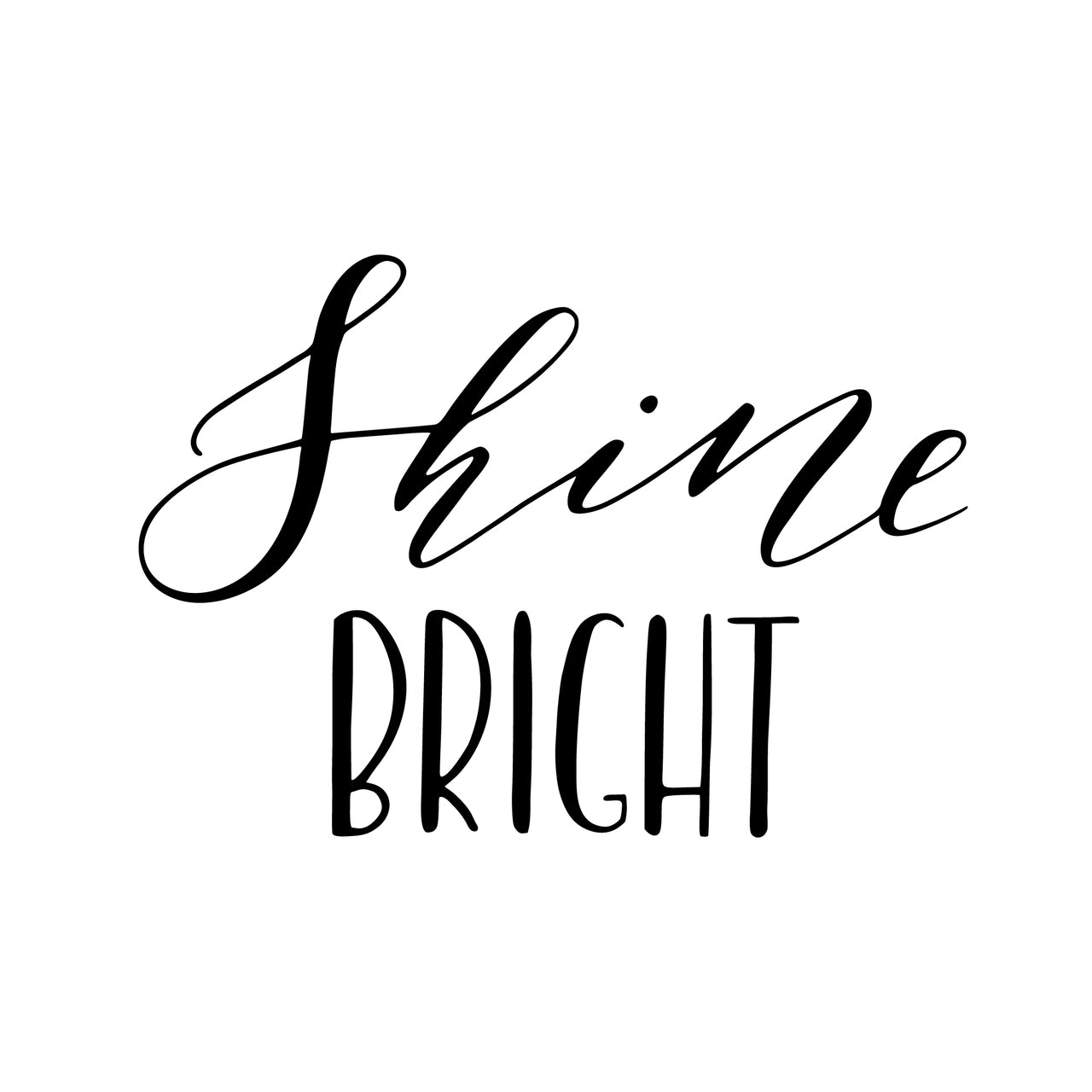 Bake Group Silho Stencil - Shine Bright