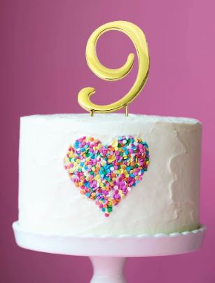 Sugar Crafty Gold Cake Topper (7cm) #9