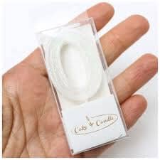 Cake & Candle - Mini Glitter Candle White - Number 0 Candles The Cooks Kitchen 