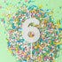 Cake & Candle - Mini Glitter Candle White - Number 6 Candles The Cooks Kitchen 
