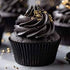 Papyrus & Co Foil Baking Cups - Black 50mm Boards & Boxes & Packaging The Cooks Kitchen Mandurah 