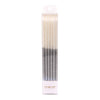 Cake & Candle 15cm Glitter Candle - Silver